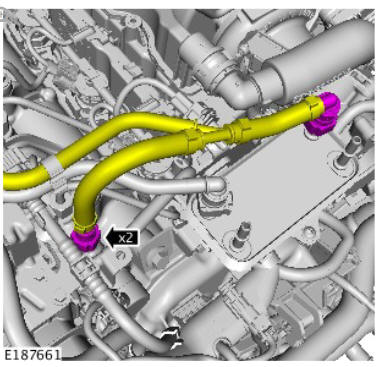 Fuel Charging and Controls - Ingenium i4 2.0l Diesel Fuel Rail (G1875959) / Removal 