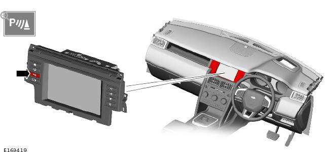 PARKING AID SWITCH