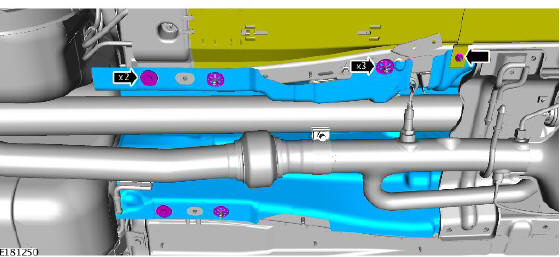 Electronic Engine Controls - Ingenium i4 2.0l Diesel Post Selective Catalyst Reduction Nox Sensor (G1942280) / Removal and Installation