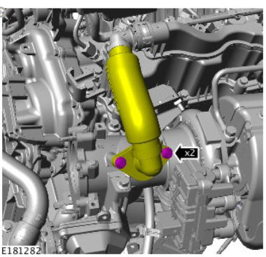 Engine Emission Control - Ingenium i4 2.0l Diesel Low Pressure Exhaust Gas Recirculation Valve (G1875911) Removal and Installation
