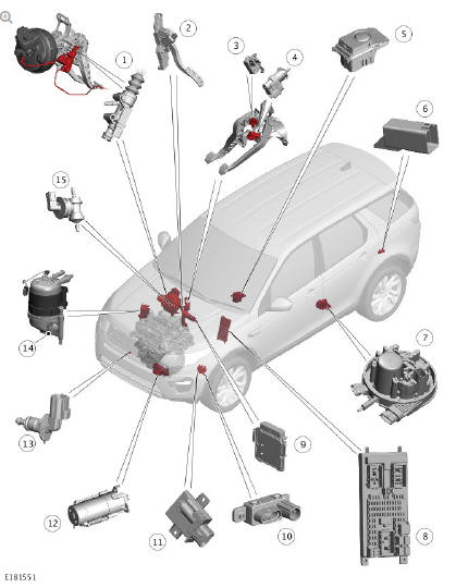COMPONENT LOCATION - SHEET 1 OF 5