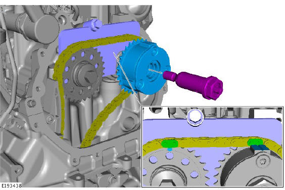 Engine - Ingenium i4 2.0l Diesel Lower Timing Chain (G1875890) / Installation