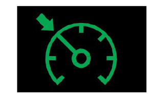 Speed Control Warning indicator