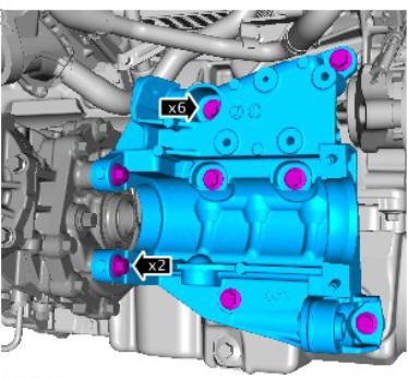 Engine - Ingenium i4 2.0l Diesel Engine (G1880413) Removal