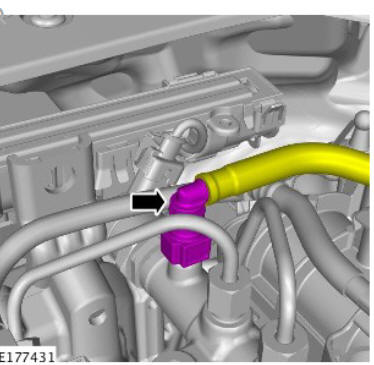 Fuel Charging and Controls - Ingenium i4 2.0l Diesel Fuel Injector Fuel Return Line (G1875962) / Removal