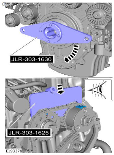 Engine - Ingenium i4 2.0l Diesel Upper Timing Chain (G1875889) / Removal