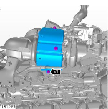 Fuel Charging and Controls - Turbocharger - Ingenium i4 2.0l Diesel Turbocharger Oil Return Hose (G1875965) Removal and Installation