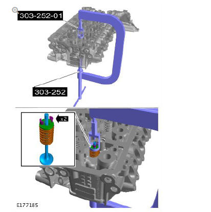 Engine - Ingenium i4 2.0l Diesel Valves (G1875887) Removal and Installation