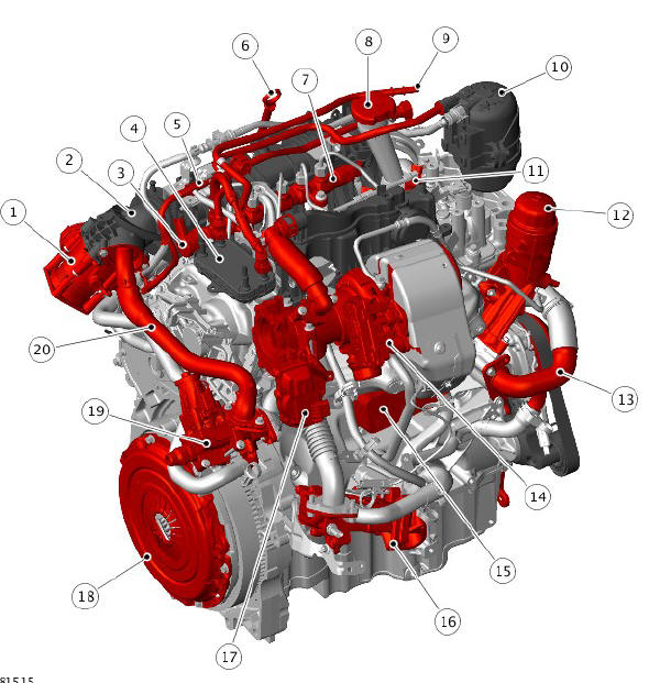 COMPONENT LOCATION - EXTERNAL COMPONENTS SHEE  2 OF 2