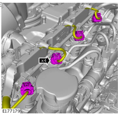 Fuel Charging and Controls - Ingenium i4 2.0l Diesel Fuel Injector Fuel Return Line (G1875962)/ Installation
