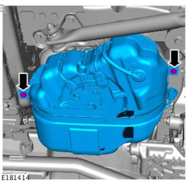 Engine Emission Control - Ingenium i4 2.0l Diesel Diesel Exhaust Fluid Tank (G1875909) / Removal and Installation