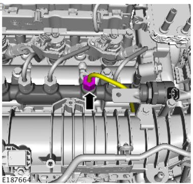 Fuel Charging and Controls - Ingenium i4 2.0l Diesel Fuel Rail (G1875959) / Removal 