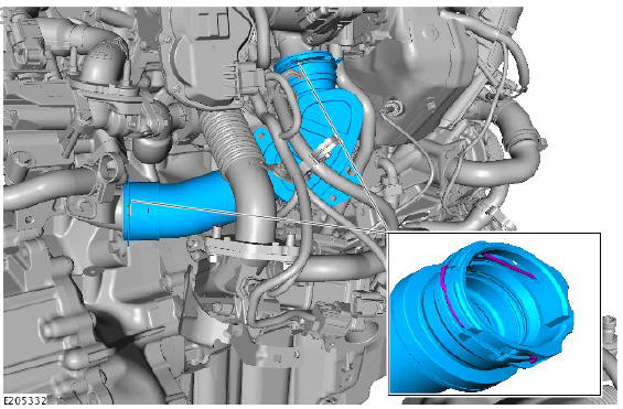 Engine - Ingenium i4 2.0l Diesel Engine (G1880413) Removal