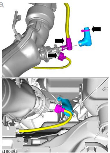 Engine Emission Control - Ingenium i4 2.0l Diesel Diesel Exhaust Fluid Injector (G1875907) / Removal and Installation