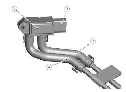 DIFFERENTIAL PRESSURE SENSOR - DIESEL PARTICULATE FILTER (DPF)