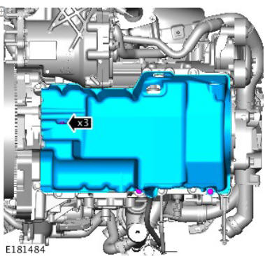 Engine - Ingenium i4 2.0l Diesel Oil Pan (G1875878) Removal and Installation