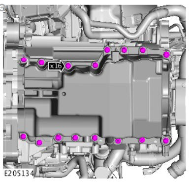 Engine - Ingenium i4 2.0l Diesel Oil Pan (G1875878) Removal and Installation