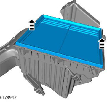 Intake Air Distribution and Filtering - Ingenium i4 2.0l Diesel Air Cleaner (G1877886)/ Removal and Installation