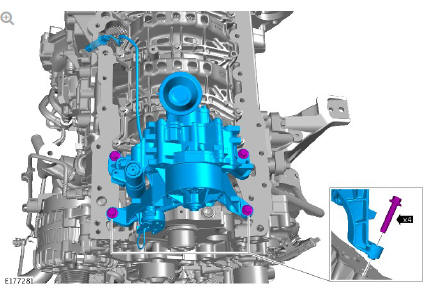Engine - Ingenium i4 2.0l Diesel Oil Pump (G1875879) / Removal and Installation