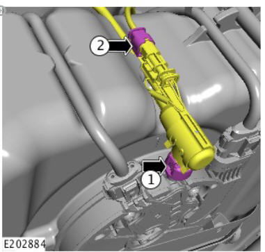 Engine Emission Control - Ingenium i4 2.0l Diesel Diesel Exhaust Fluid Pipe (G1875910) / Removal and Installation