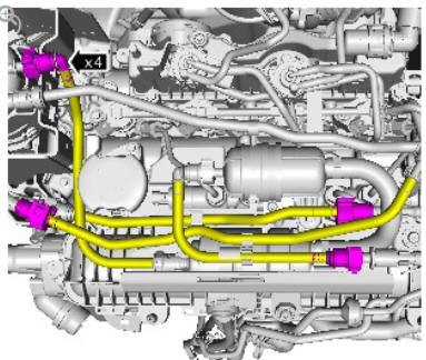 Fuel Charging and Controls - Ingenium i4 2.0l Diesel Fuel Rail (G1875959) / Installation