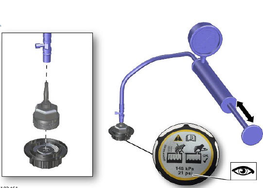 Engine Cooling - Ingenium i4 2.0l Diesel Cooling System Pressure Test (G1898875) General Procedures
