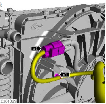 Engine Cooling - Ingenium i4 2.0l Diesel Radiator (G1879557) / Removal and Installation