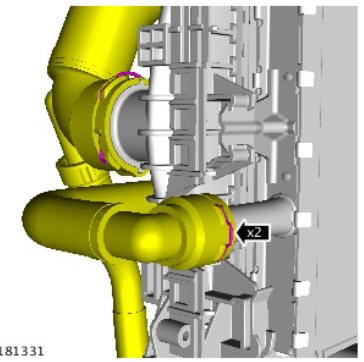 Engine Cooling - Ingenium i4 2.0l Diesel Radiator (G1879557) / Removal and Installation