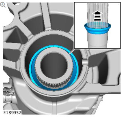 AWD Left Transfer Case Seal - Vehicles with- Active Driveline (G1660847) / Removal and Installation