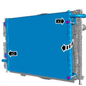 Engine Cooling - Ingenium i4 2.0l Diesel Radiator (G1879557) / Removal and Installation
