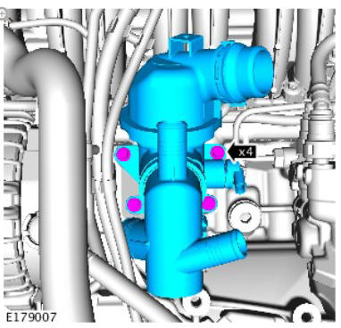 Engine Cooling - Ingenium i4 2.0l Diesel Thermostat (G1879555) / Removal and Installation