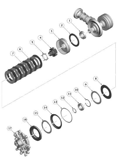 RDU Clutch Exploded View