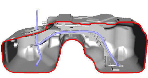 Fuel Tank and Lines - Ingenium i4 2.0l Diesel Fuel Tank (G1779692) / Removal and Installation