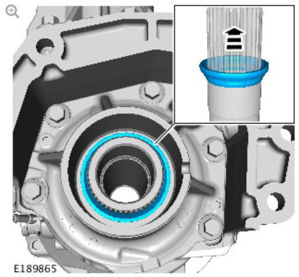AWD Left Transfer Case Seal - Vehicles with- Active Driveline (G1660846) / Removal and Installation