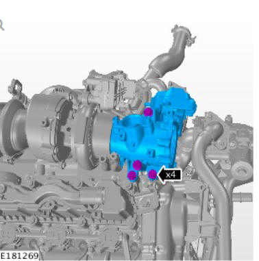 Fuel Charging and Controls - Turbocharger - Ingenium i4 2.0l Diesel Turbocharger (G1875964) Removal and Installation