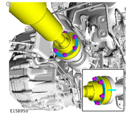 AWD Transfer Case Rear Seal - Vehicles With- Active Driveline (G1660845) / Removal and Installation