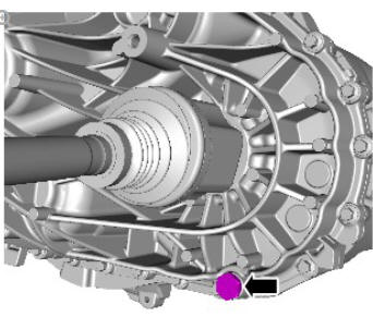 MANUAL TRANSMISSION TRANSAXLE TRANSMISSION DRAINING AND FILLING (G1895259) GENERAL PROCEDURES