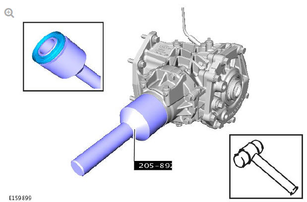 AWD Transfer Case Rear Seal - Vehicles With- Active Driveline (G1660845) / Removal and Installation