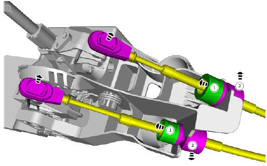 Manual Transmission - Transaxle External Controls Gearshift Lever (G1781378) / Removal and Installation